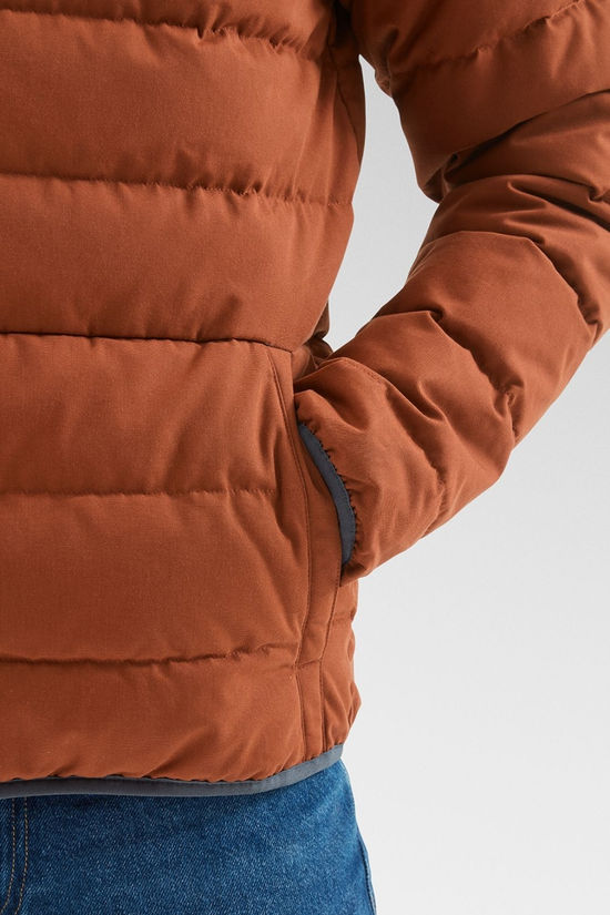 Patagonia Mens Cotton Down Jacket Burnished Red