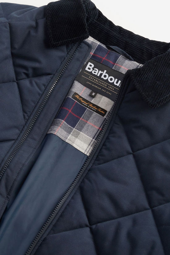 Barbour Mens City Chelsea Quilted Jacket Navy
