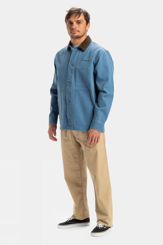 Quiksilver Mens Surf Chores Jacket Coronet Blue