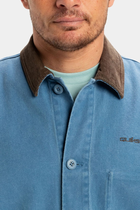 Quiksilver Mens Surf Chores Jacket Coronet Blue