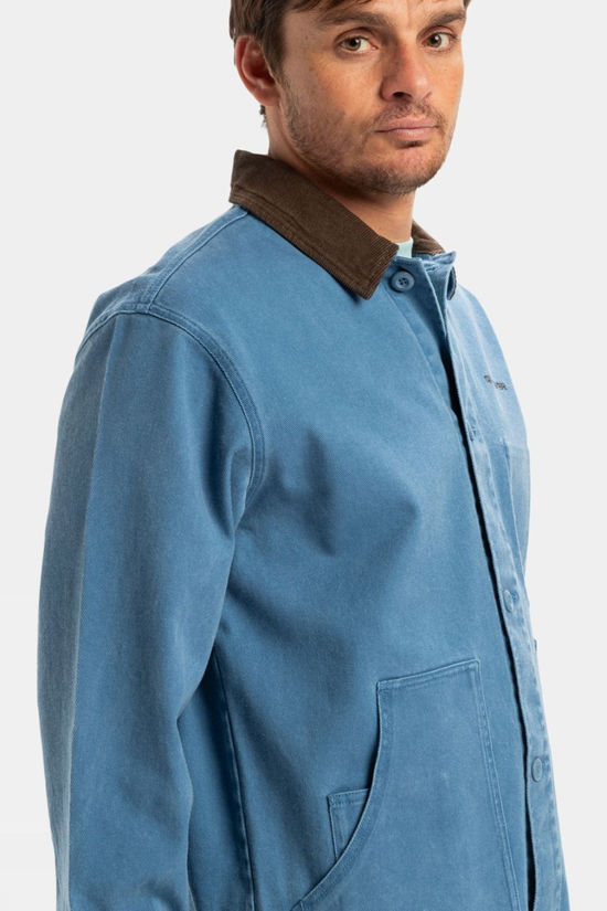 Quiksilver Mens Surf Chores Jacket Coronet Blue