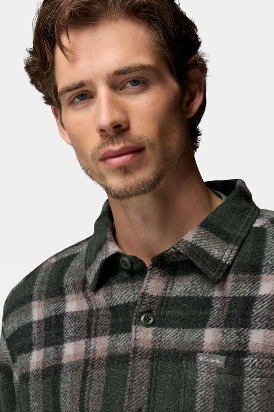 Columbia Mens Hunter Arch Shirt Jacket  Greenscape Track Plaid