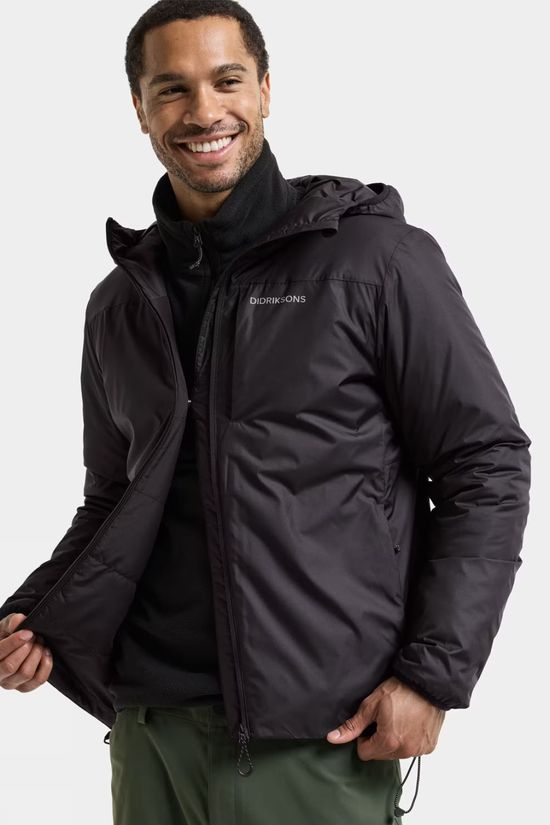 Didriksons Mens Milik Insulated Jacket Black