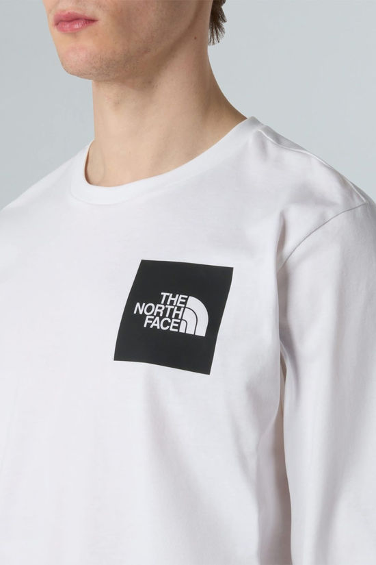 The North Face Mens Fine Long Sleeve T-Shirt Tnf White