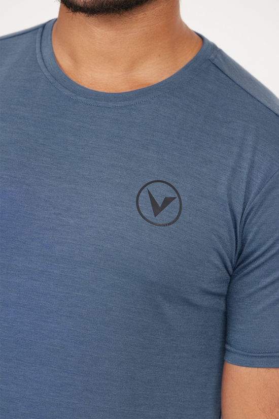Virtus Mens Joker T-Shirt Mid Blue