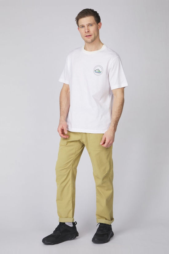 Ayacucho Mens Adventure Mountain T-Shirt White