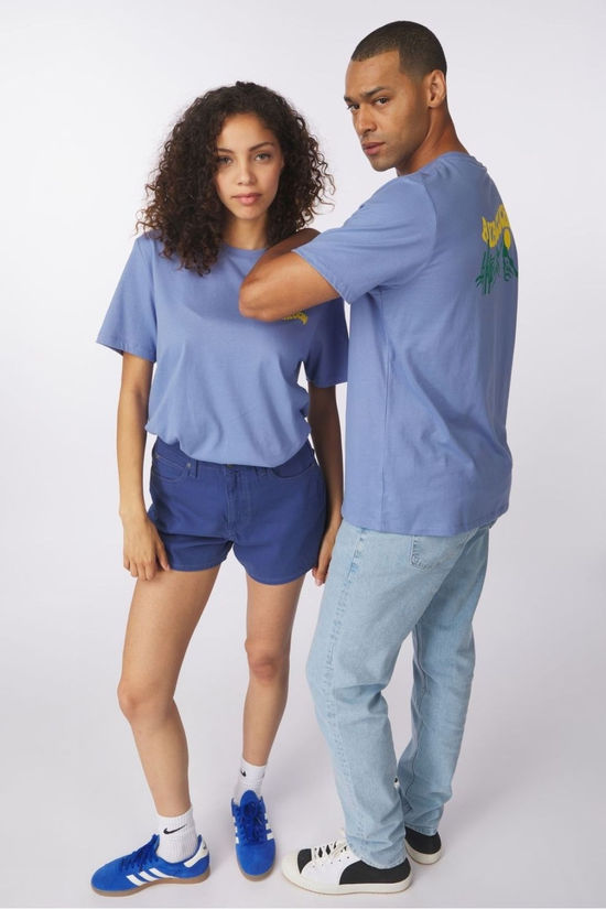 Ayacucho Unisex Festival Short Sleeve T-Shirt Coronet Blue