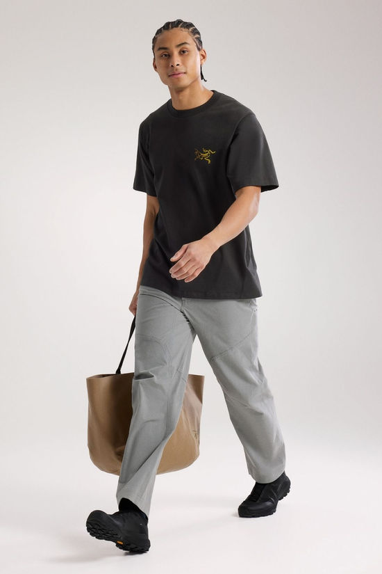 Arc'teryx Mens Kragg Cotton Logo T-Shirt 24K Black