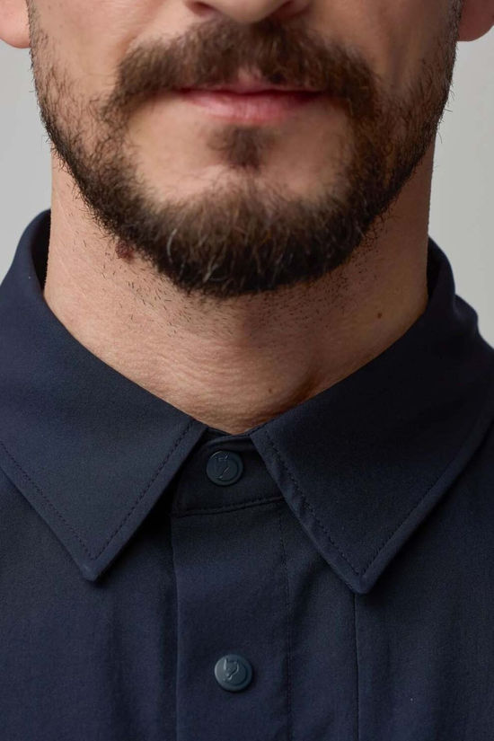 Fjallraven Mens High Coast Pack Short Sleeve Shirt  Dark Navy