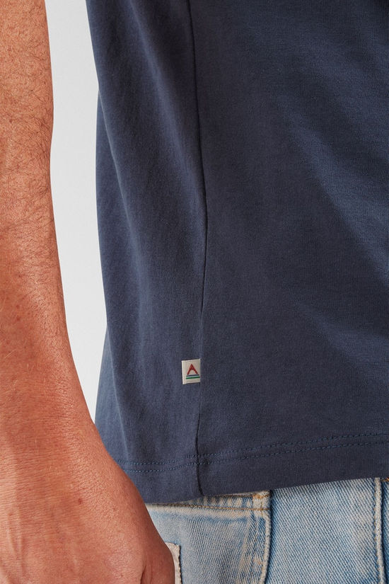 Passenger Mens Passenger Recycled Cotton T-Shirt Rich Navy