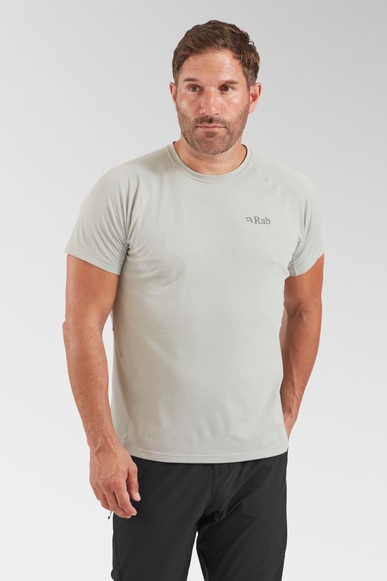 Rab Mens Sonic T-Shirt Light Zinc