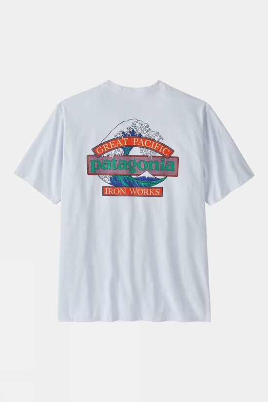 Patagonia Mens Great Waves Responsibili- T-Shirt White
