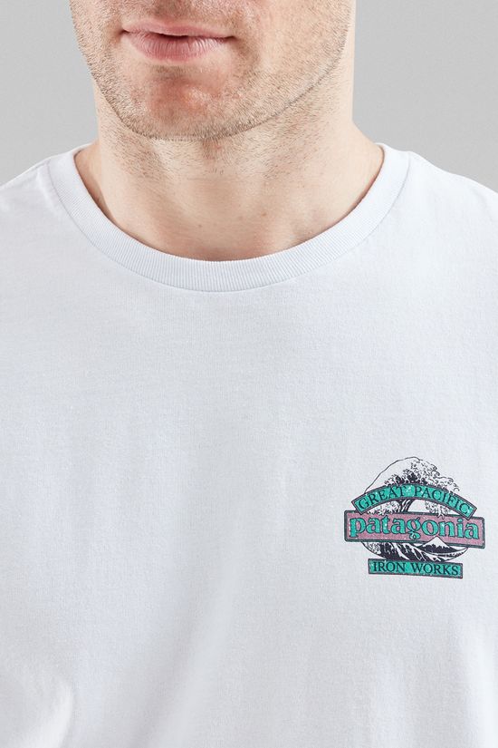 Patagonia Mens Great Waves Responsibili- T-Shirt White