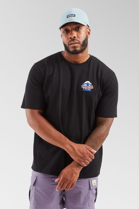 Patagonia Mens Great Waves Responsibili- T-Shirt Black