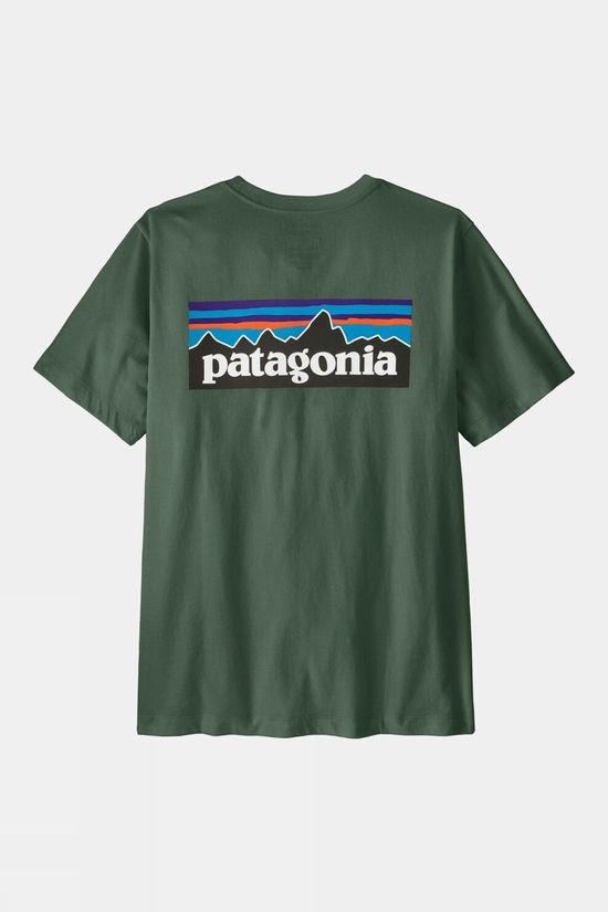 Patagonia Mens P-6 Logo T-Shirt  Canopy Green