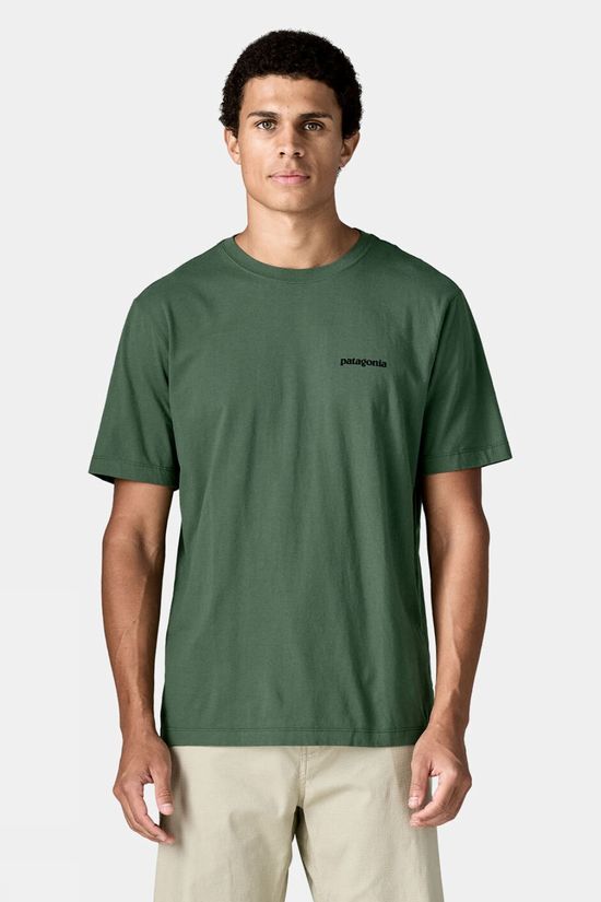Patagonia Mens P-6 Logo T-Shirt  Canopy Green