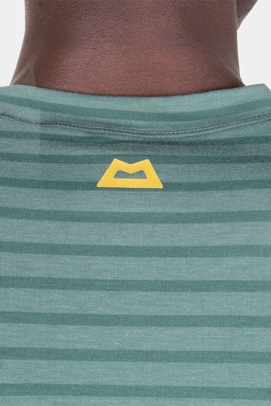 Mountain Equipment Mens Groundup T-Shirt Fern Stripe