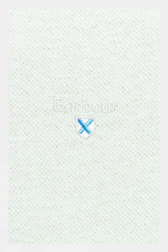 Barbour Mens Ryde Polo Shirt Dusty Mint