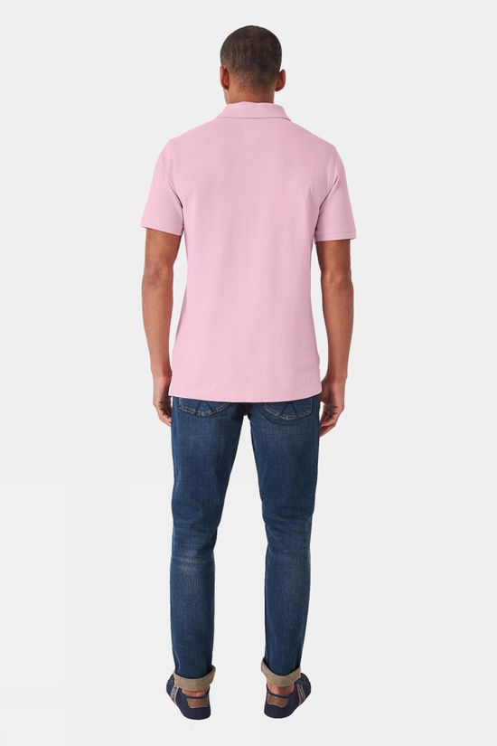 Crew Clothing Mens Classic Pique Polo Shirt Classic Pink