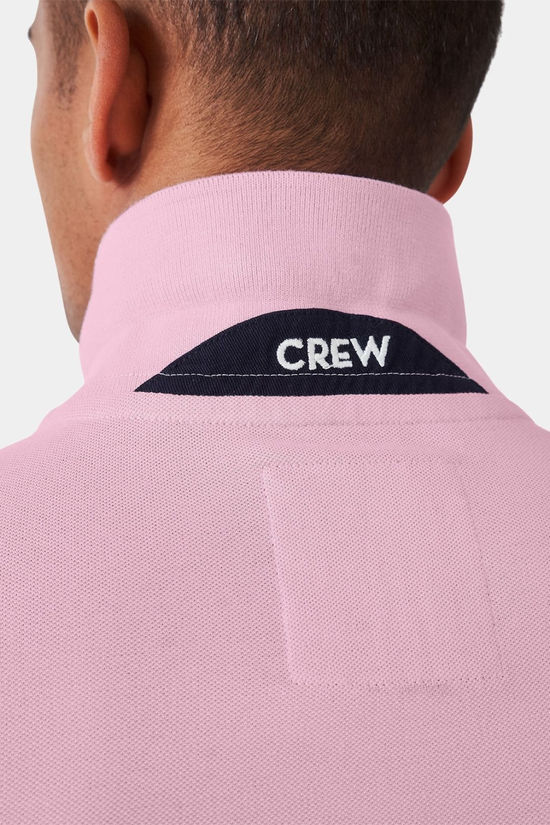 Crew Clothing Mens Classic Pique Polo Shirt Classic Pink