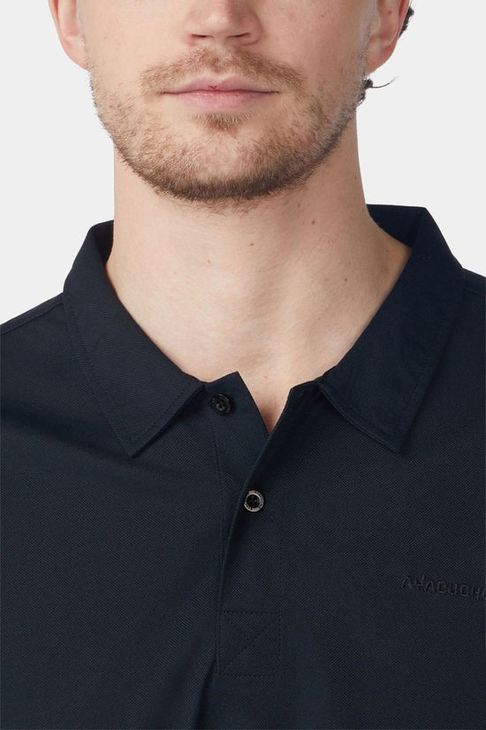 Ayacucho Mens Forest Technical Polo Shirt II Black