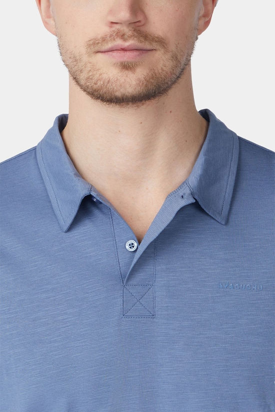 Ayacucho Mens Kibira Polo Shirt Moonlight Blue