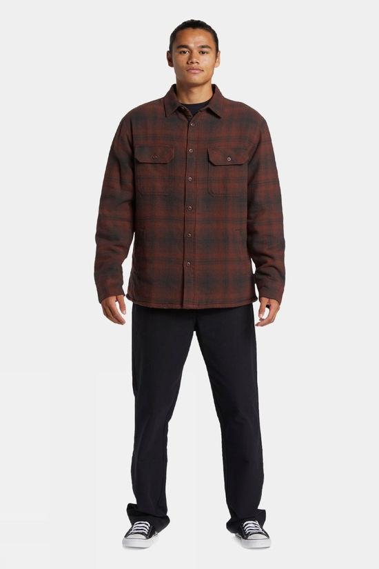 Quiksilver Mens Venture Overshirt Brown Stone Venture