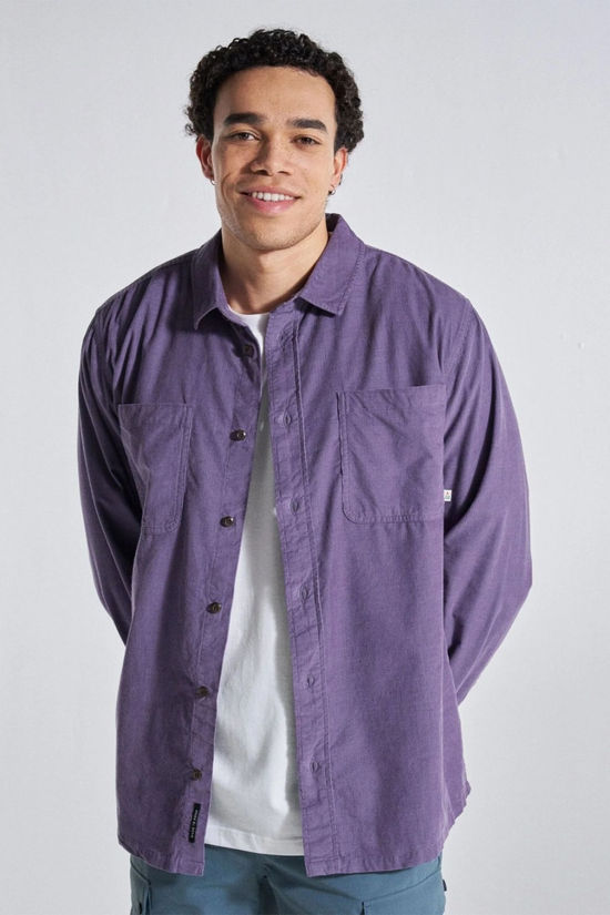 Passenger Mens Backcountry Cord Light Shirt  Heather