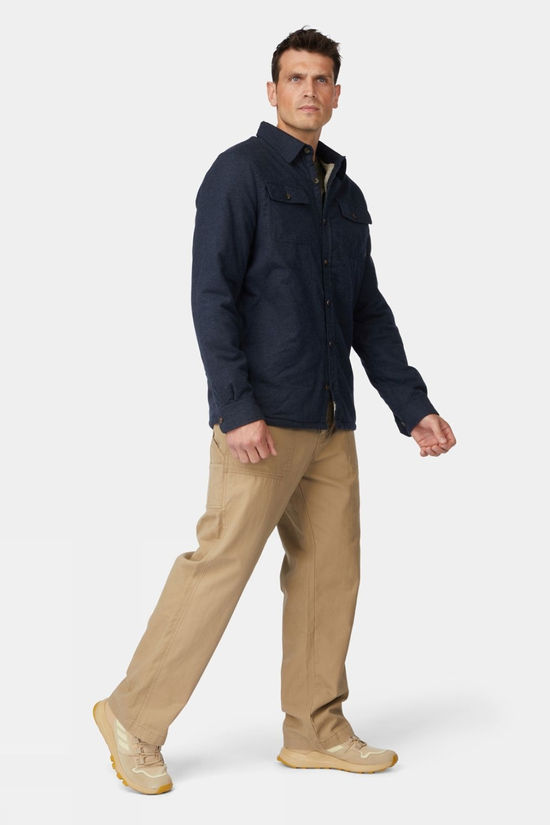 Ayacucho Mens Blanford Flannel Padded Shirt Navy