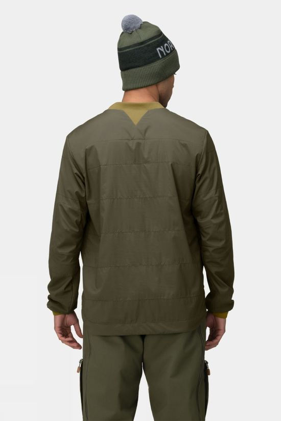 Norrona Mens Tamok Alpha90 Crewneck Top Rosin