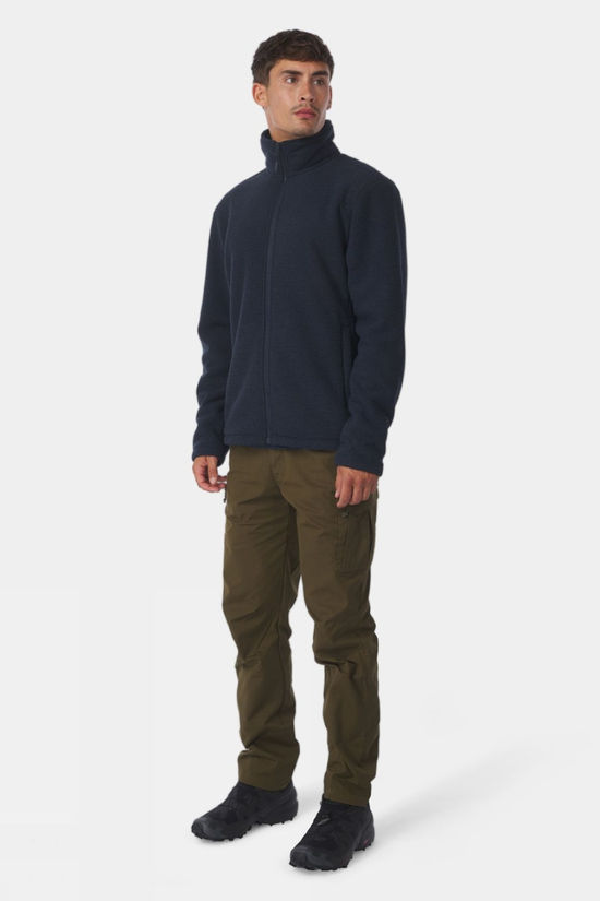 Ayacucho Mens Austin Heavyweight Full Zip Fleece Navy