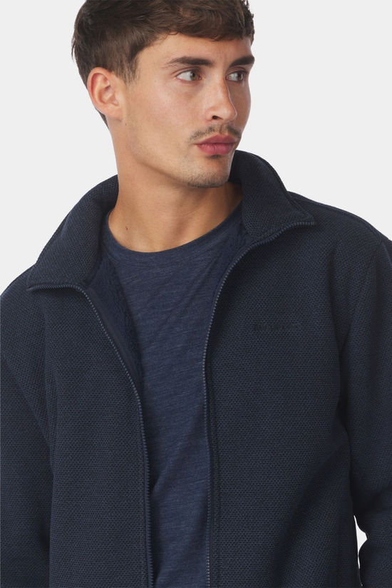 Ayacucho Mens Austin Heavyweight Full Zip Fleece Navy