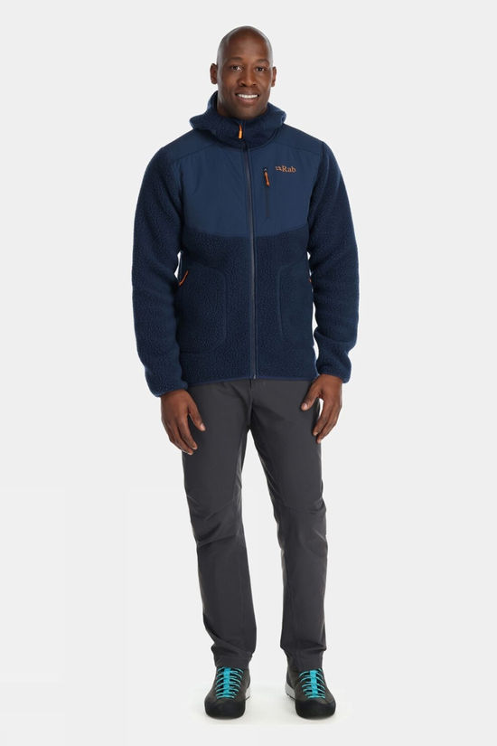 Rab Mens Outpost Hooded Fleece  Deep Ink