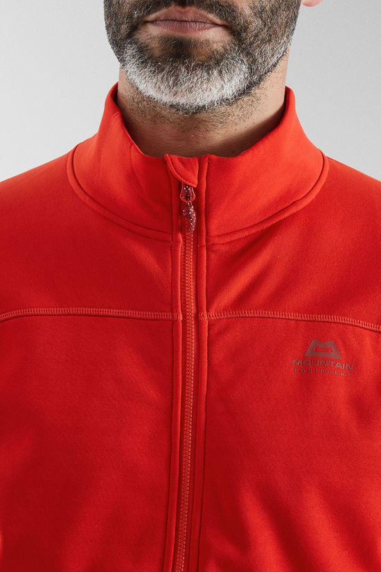 Mountain Equipment Mens Jorasses Lite Fleece Jacket  Chili Red
