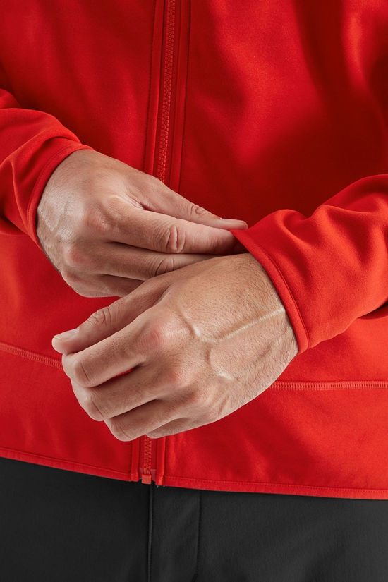 Mountain Equipment Mens Jorasses Lite Fleece Jacket  Chili Red