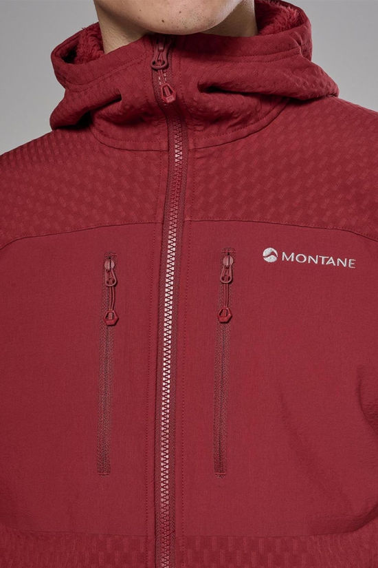 Montane Mens Dura XT Hooded Fleece Jacket Dark Maple