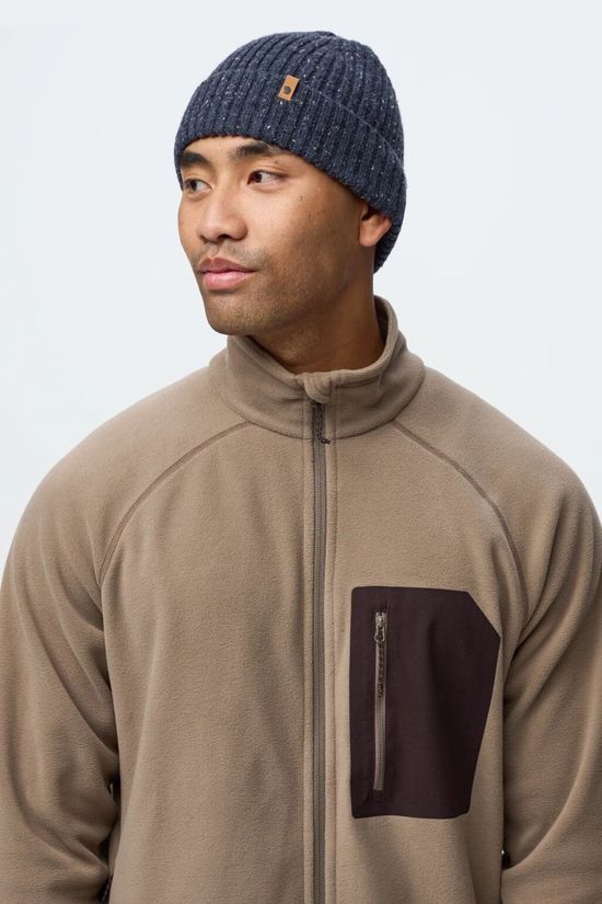 Fjallraven Mens Kaipak Fleece Jacket Suede Brown-Black Oak