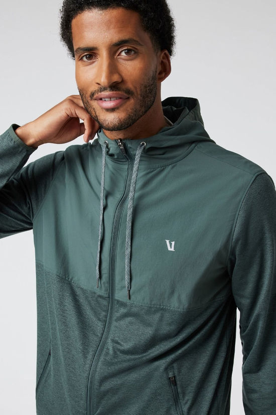 Vuori Mens Sunday Element Jacket Aspen Heather