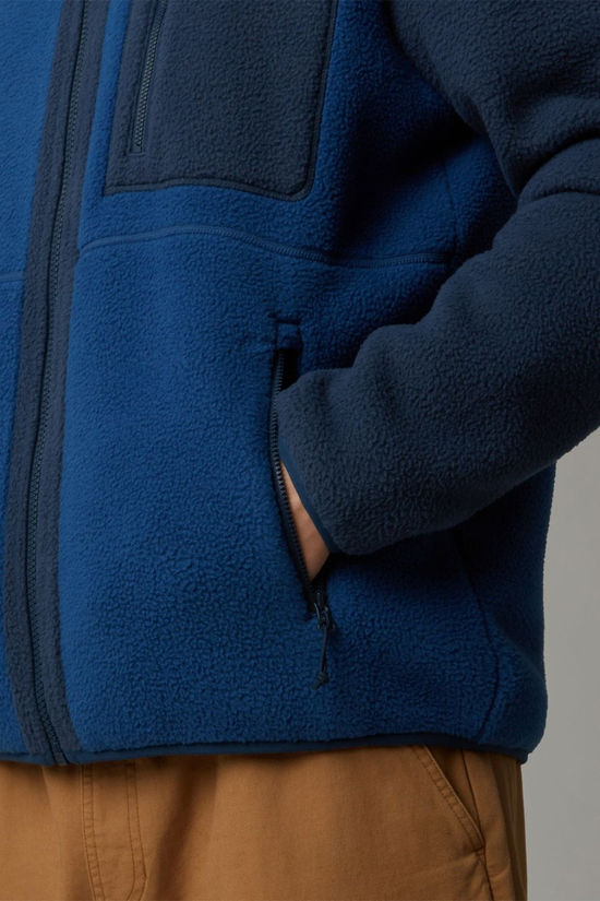 The North Face Mens Yumiori Full Zip Fleece Jacket Estate Blue/Summit Navy