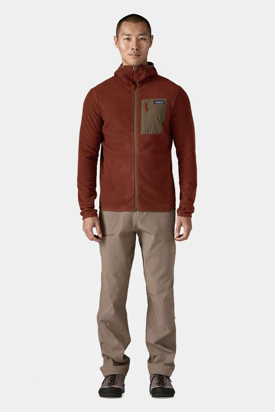 Patagonia Mens R1 Air Full-Zip Hoodie Fleece Jacket Dried Vanilla