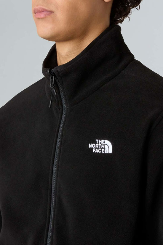 The North Face Mens Glacier Fleece Jacket Tnf Black