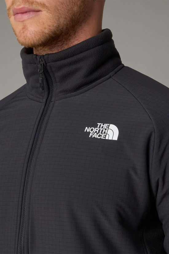 The North Face Mens Glacier Heavyweight Half Zip Fleece  Asphltgy/Asphltgy/Tnfbl