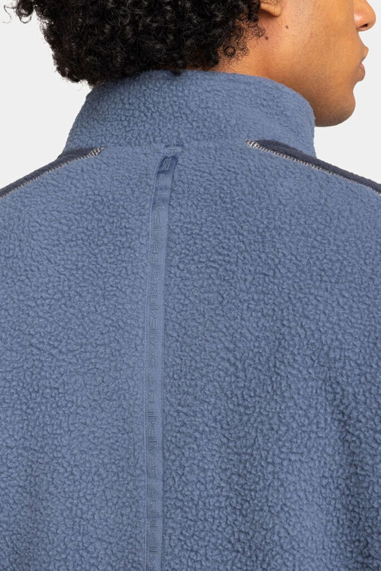 Quiksilver Mens Clean Coast Half Zip Fleece Vintage Indigo