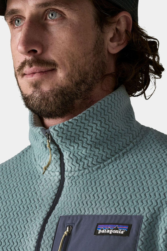 Patagonia Mens R1 Air Zip Neck Fleece Blue Sage