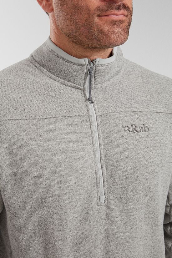Rab Mens Ryvoan Pull-On Fleece Light Zinc