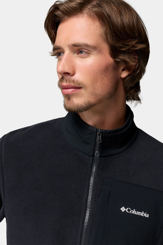 Columbia Mens Pacific Arch 200 Half Zip Fleece Black