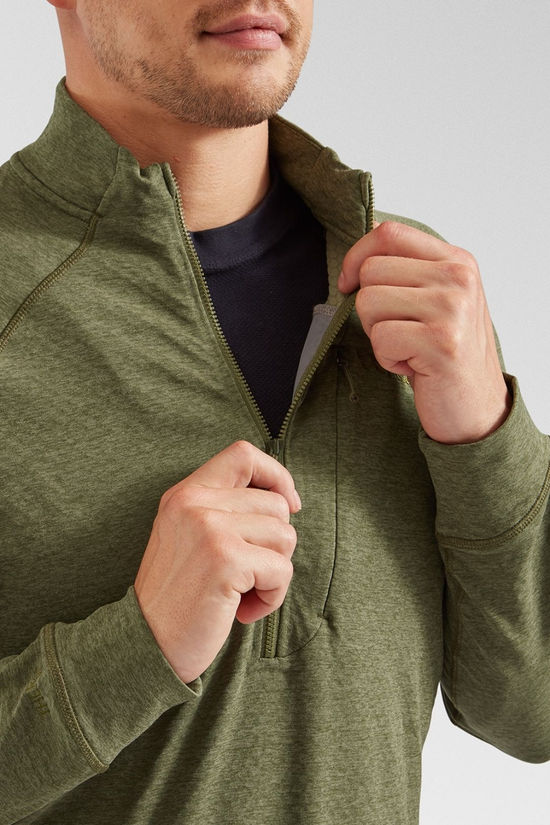 Rab Mens Nexus Pull-On Fleece Olive (Olive)