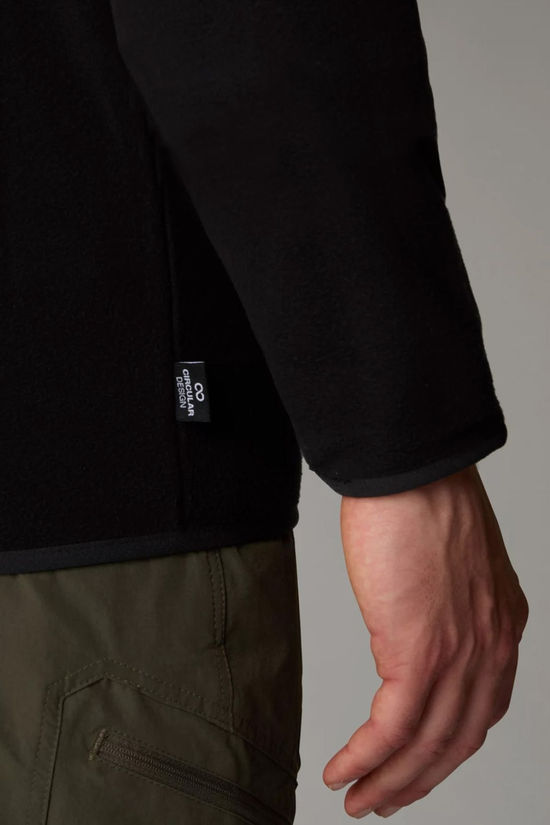 The North Face Mens 100 Glacier Quarter Zip Fleece Tnf Black-Npf