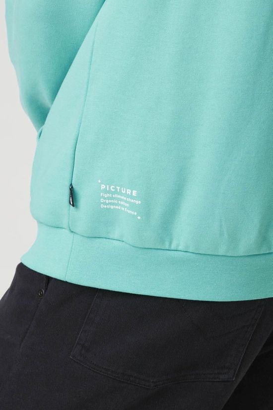Picture Mens Cheetima Hoodie A Blue Turquoise