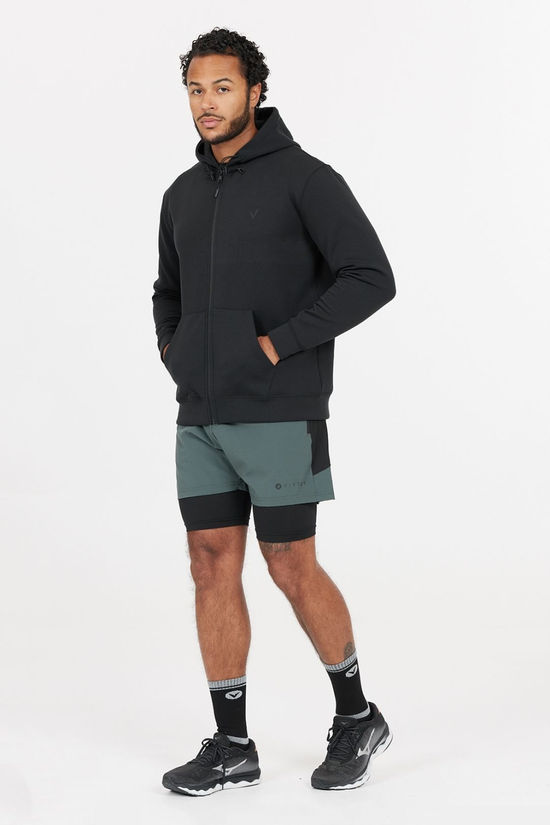 Virtus Sweat VIRT Taro M Technical Full-Zip Hoodie Black